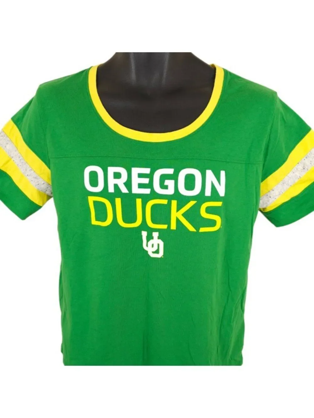 Oregon Ducks T Shirt Womens Size Medium Green NCAA University